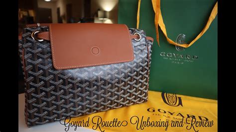 goyard rouette review|Goyard rouette souple bag.